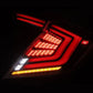 AlphaRex 16-21 Honda Civic Hatchback / Type-R FK8 Nova-Series LED Tail Lights (Pair) - Black 676020 *Discontinued