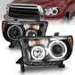 Anzo 2007-2013 Toyota Tundra Projector Headlights w/ Halo Black (CCFL)
