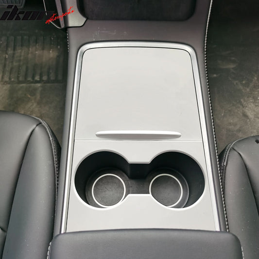 2021-23 Tesla 3 &2021-24 Tesla Y  Front Console Storage Box Cover ABS