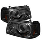 Spyder Ford Ranger 01-11 1PC Projector Headlights LED Halo LED Smke PRO-YD-FR01-1PC-HL-SM 5010513