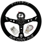 Suede Steering Wheel + Short Hub Adapter Kit For 02-07 Subaru Impreza WRX STI Legacy