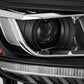 AlphaRex 2019+ Ford Ranger PRO-Series Proj Headlights Plank Style Black w/Seq Signal/DRL 880120 *Discontinued