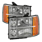 SPYDER Xtune GMC Sierra 07-13 Crystal Headlights Chrome HD-JH-GSIE07-AM-C 9034756