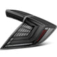 AlphaRex 16-21 Honda Civic Hatchback/ Type-R FK8 Nova-Series LED Tail Lights (Pair) - Alpha Black 676000 *Discontinued