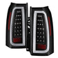 Spyder Chevy Tahoe / Suburban 15-17 Light Bar LED Tail Lights - Black (ALT-YD-CTA15-LED-BK) 5084583