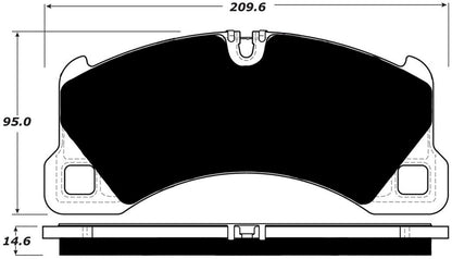 Porterfield Brake Pads for 2008 PORSCHE CAYENNE w/368mm Front Rotor