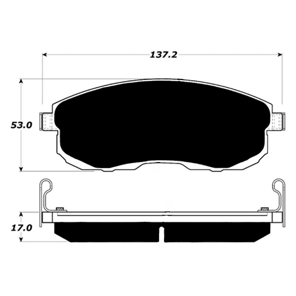 Porterfield Brake Pads for 2004 INFINITI G25 AWD