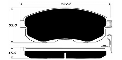 Porterfield Brake Pads for 2011 NISSAN ALTIMA