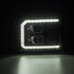 AlphaRex 05-07 Ford F250/350/450/550 Super Duty LUXX LED Proj HL Blk w/Actv Light & Seq Sig + SB DRL 880317 *Discontinued