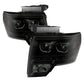 SPYDER Xtune Ford F150 09-14 Projector Headlights Halogen Model LED Halo Black Smoke PRO-JH-FF15009-CFB-BSM 9032233