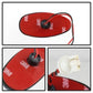 SPYDER Xtune Chevy Silverado 99-13 Dually 2 Red LED Amber LED Side Fender Lights Smoke ACC-LED-GMD99-SL-SM 9924682