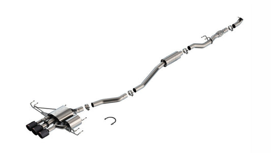 Borla 2024 Acura Integra Type S ATAK Cat Back Exhaust - Carbon Fiber & Black Anodized 140986CFBA