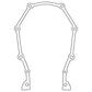 Cometic Gasket Cometic Chrysler Gen-2 Hemi .060in AFM Timing Cover Gasket C5605-060