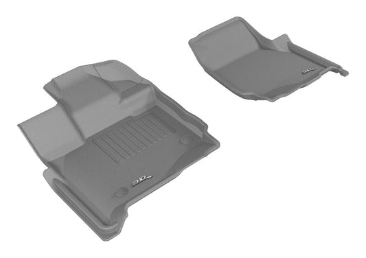 3D MAXpider 2015-2020 Ford F-150 Supercab Kagu 1st Row Floormat - Gray L1FR10111501