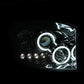 Anzo 2006-2008 Dodge Ram 1500 Projector Headlights w/ Halo Chrome (CCFL)