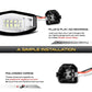 SPYDER Xtune 01-15 Honda Civic LED License Plate Bulb Assembly White 5500K LAC-LP-HA03 - Pair 9044991