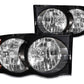 Anzo 2002-2005 Dodge Ram 1500 Crystal Headlights Black