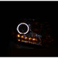 Anzo 2004-2008 Ford F-150 Projector Headlights w/ Halo and LED Chrome