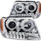 Anzo 1999-2004 Jeep Grand Cherokee Projector Headlights w/ Halo Chrome