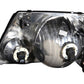 Anzo 2002-2005 Ford Explorer Crystal Headlights Black