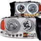 Anzo 1997-2004 Dodge Dakota Crystal Headlights Chrome 1pc
