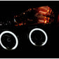 Anzo 2004-2007 Nissan Armada Projector Headlights w/ Halo Black (CCFL)