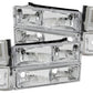 Anzo 1994-1998 Chevrolet C1500 Crystal Headlights Chrome w/ Signal and Side