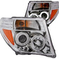 Anzo 2005-2008 Nissan Frontier Projector Headlights w/ Halo Chrome