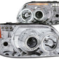 Anzo 1995-2001 Ford Explorer Projector Headlights w/ Halo Chrome 1 pc