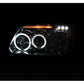 Anzo 1995-2001 Ford Explorer Projector Headlights w/ Halo Chrome 1 pc