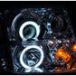Anzo 2002-2006 Cadillac Escalade Projector Headlights w/ Halo Chrome (CCFL)