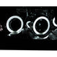 Anzo 2008-2009 Toyota Land Cruiser Projector Headlights w/Halo Chrome CCFL