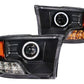 Anzo 2009-2015 Dodge Ram 1500 Projector Headlights w/ Halo Black (CCFL)
