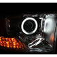 Anzo 2009-2016 Dodge Ram 1500 Projector Headlights w/ Halo Chrome (CCFL)