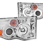 Anzo 2002-2005 Dodge Ram 1500 Projector Headlights w/ Halo Chrome (CCFL) G2