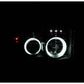 Anzo 2002-2005 Dodge Ram 1500 Projector Headlights w/ Halo Black (CCFL) G2