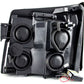 Anzo 2003-2006 Cadillac Escalade Projector Headlights w/ Halo Black (CCFL)