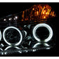 Anzo 2008-2015 Nissan Titan Projector Headlights w/ Halo Chrome (CCFL)