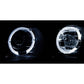 Anzo 1999-2002 Chevrolet Silverado 1500 Projector Headlights w/ Halo Black