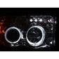 Anzo 2002-2005 Dodge Ram 1500 Projector Headlights w/ Halo Chrome G2