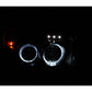 Anzo 2002-2005 Dodge Ram 1500 Projector Headlights w/ Halo Black G2