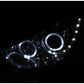 Anzo 2010-2014 Hyundai Tucson Projector Headlights w/ 2 Halos Chrome