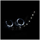 Anzo 2010-2014 Hyundai Tucson Projector Headlights w/ 2 Halos Black