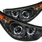Anzo 2010-2014 Hyundai Tucson Projector Headlights w/ 2 Halos Black