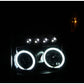 Anzo 2011-2015 Ford F-250 Projector Headlights w/ Halo Black (CCFL)