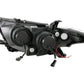 Anzo 2011-2013 Toyota Highlander Projector Headlights w/ U-Bar Chrome