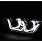 Anzo 2011-2013 Toyota Highlander Projector Headlights w/ U-Bar Chrome