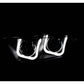 Anzo 2011-2013 Toyota Highlander Projector Headlights w/ U-Bar Black