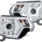 Anzo 2012-2015 Toyota Tacoma Projector Headlights w/ U-Bar Chrome