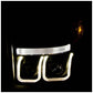 Anzo 2011-2015 Ford F-250 Projector Headlights w/ U-Bar Black